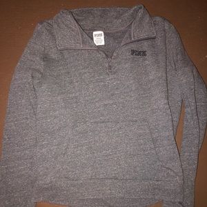 A Victoria Secret Pink Cropped Pullover